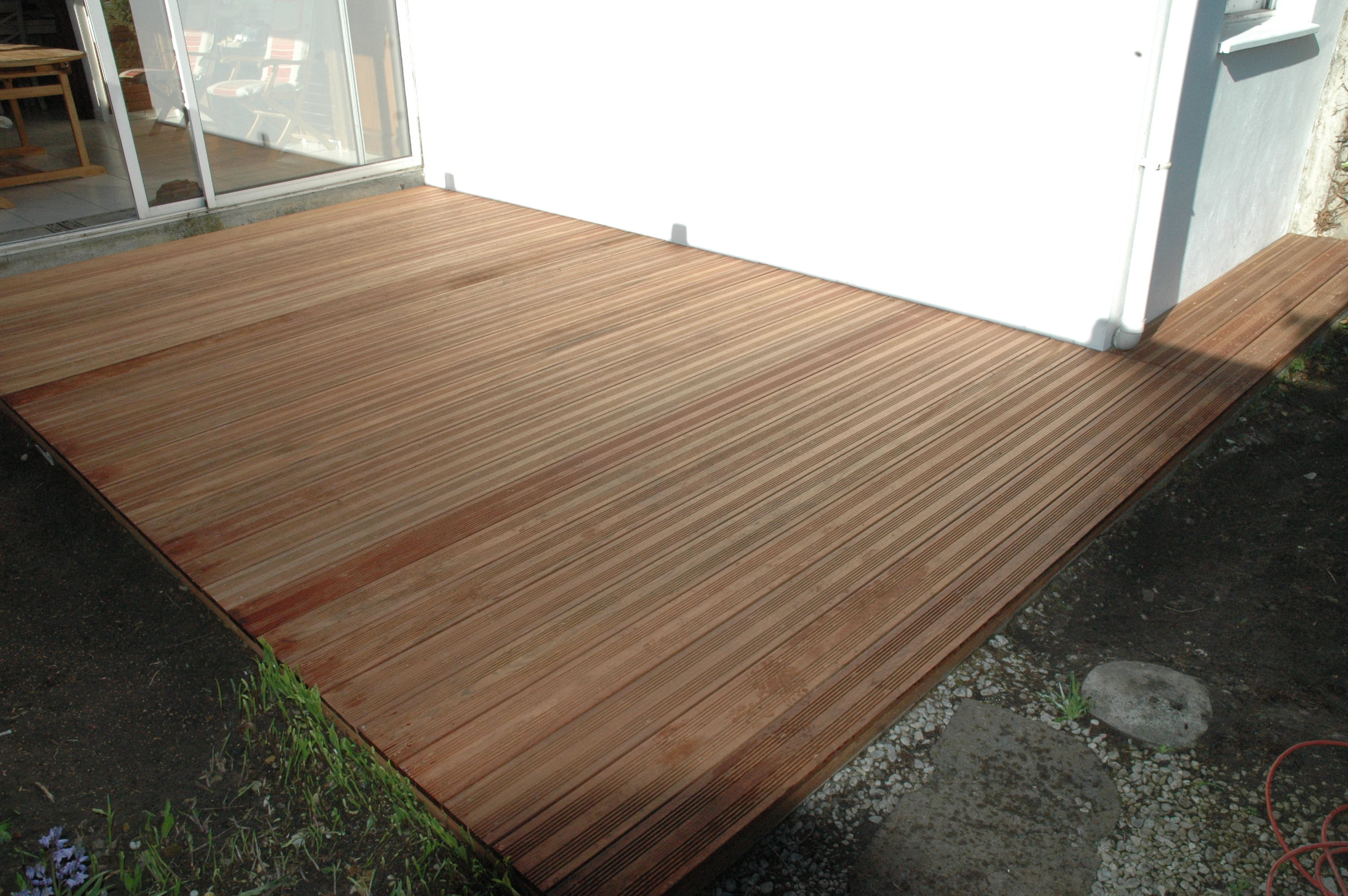 Terrasse bois Jatoba terminé Terrasse bois Jatoba terminé